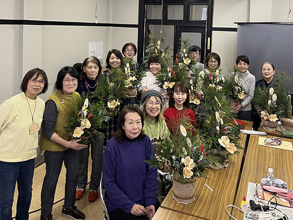 クラフト教室参加者の写真