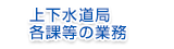 上下水道局各課等の業務